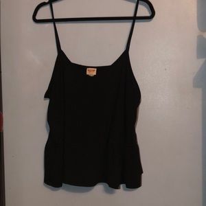 Black tank top